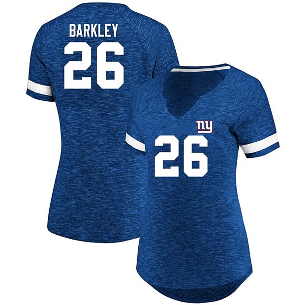 Men's Majestic Saquon Barkley Royal New York Giants Big & Tall Name &  Number T-Shirt