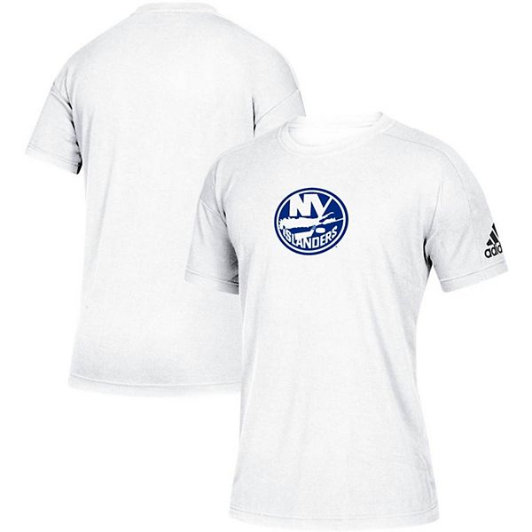 Men's adidas White New York Islanders Stadium ID Tri-Blend T-Shirt Men's adidas White New York Islanders Stadium ID Tri-Blend T-Shirt
