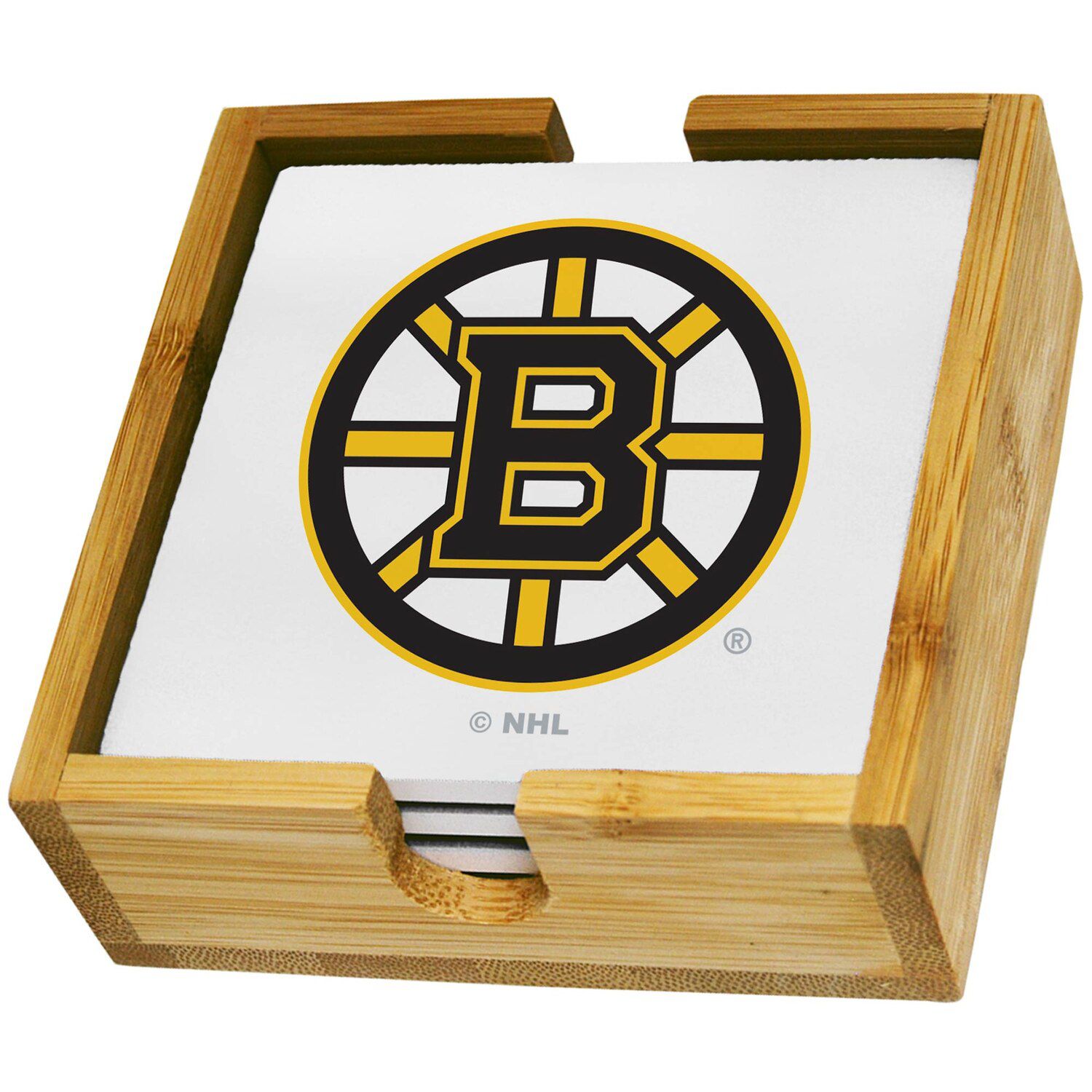Image for Unbranded Boston Bruins Four-Pack Team Logo Square Coaster Set at Kohl's.