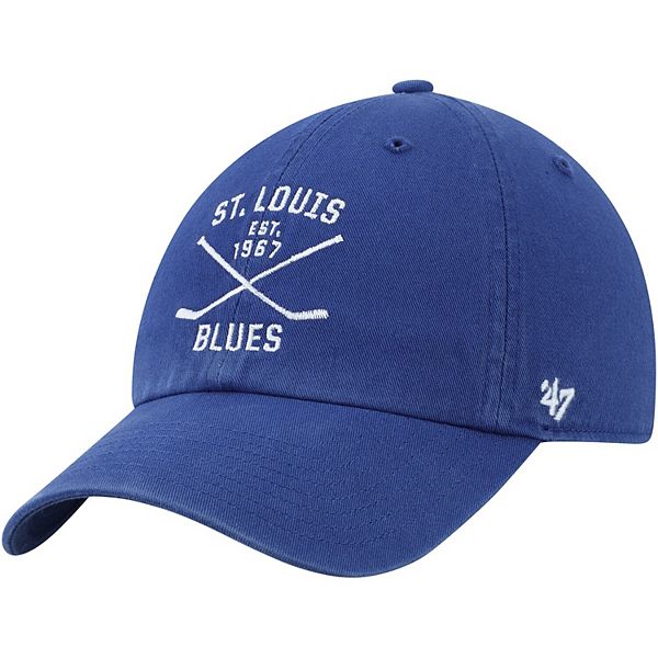 Men's '47 Royal St. Louis Blues Axis Clean Up Domestic Adjustable Hat