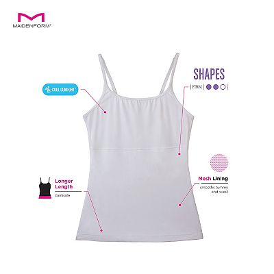Maidenform Firm Control Shapewear Long Length Shaping Cami 3266