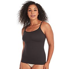 Womens Black Shapewear Camisoles Firm Tops - Underwear, Clothing