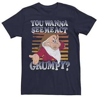 Disney's Snow White Grumpy You Wanna See Me Act Grumpy Men's Tee