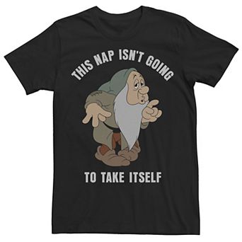 Disney's Snow White Sleepy Men's This Nap Isn't Going To Take Itself Tee