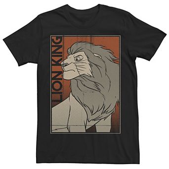 Men's Disney's The Lion King Simba Dot Fill Poster Tee