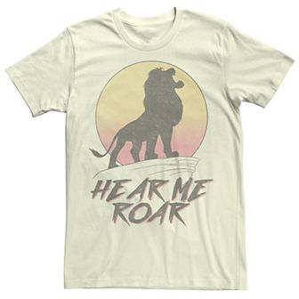 Disney's The Lion King Simba Hear Me Roar Men's Tee