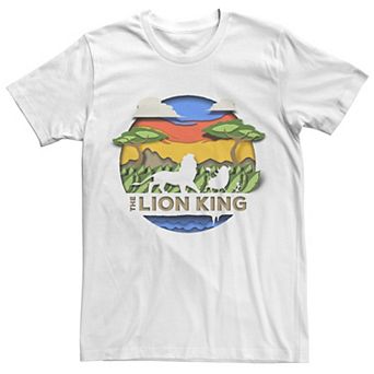 Disney's The Lion King Paper Cut Out Hakuna Matata Men's Tee