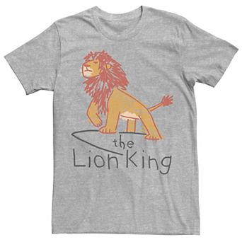 Disney's The Lion King Simba Men's Cave Painting Logo Tee