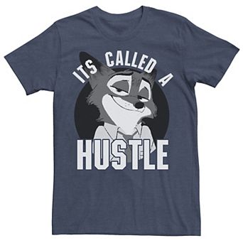 Men's Disney's Zootopia Nick It's Called A Hustle Circle Portrait Tee