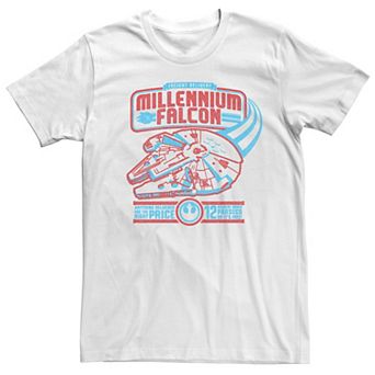 Men's Star Wars Retro Millennium Falcon Freight Delivery Tee