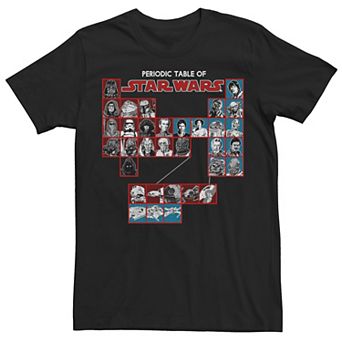 Men's Star Wars Periodic Table Of Heroes Tee