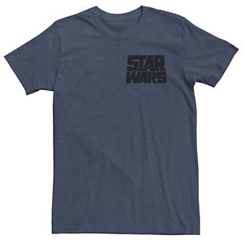 Men's Star Wars Simple Text Pocket Logo Tee