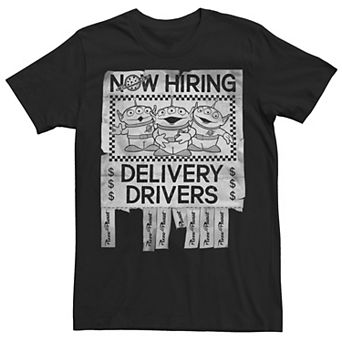 Disney / Pixar's Toy Story Men's Now Hiring Delivery Drivers Tee