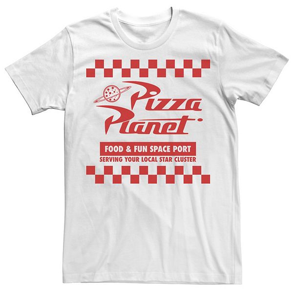 Toy story pizza store planet shirt