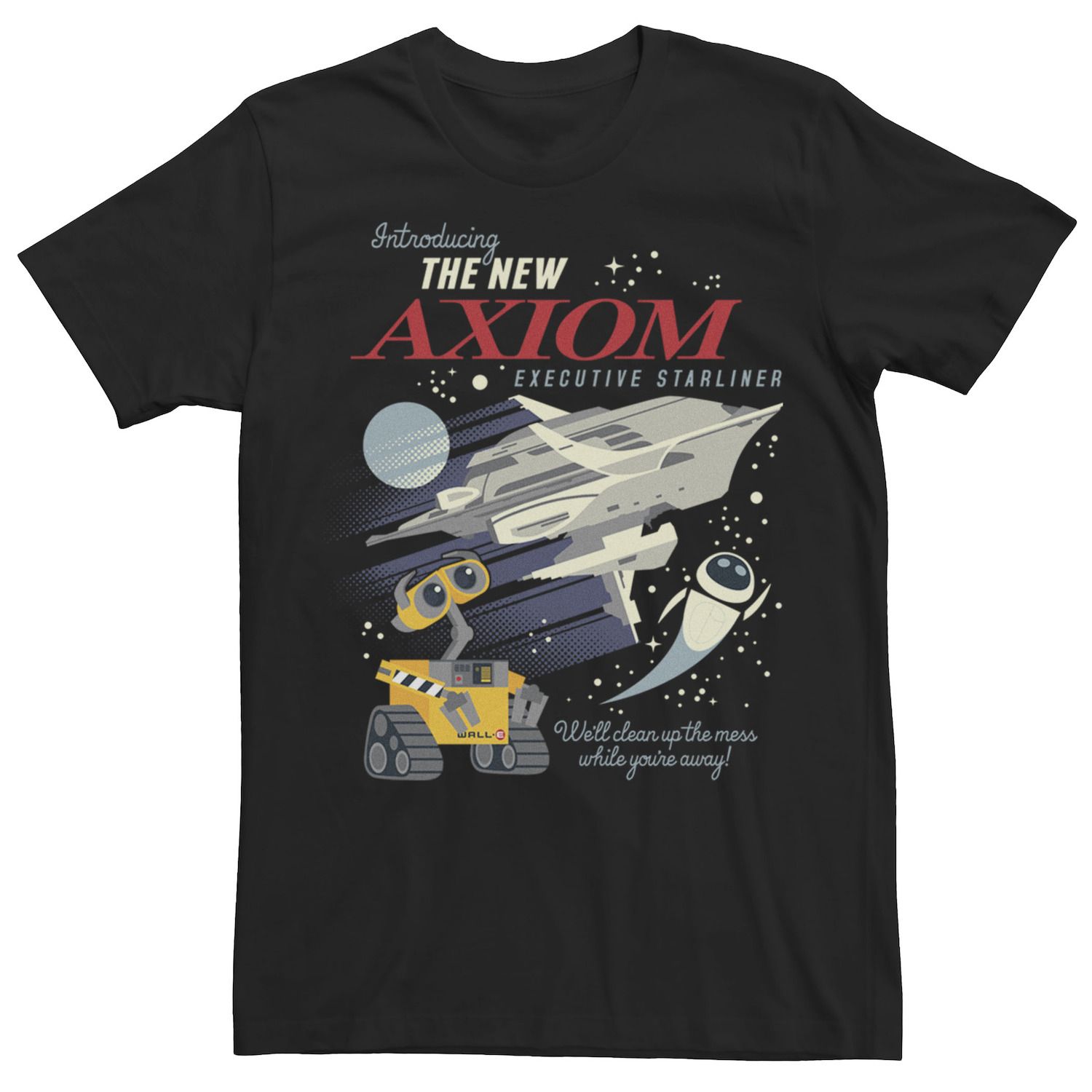 Image for Disney / Pixar Men's WALL-E Axiom Collage Poster Tee at Kohl's.