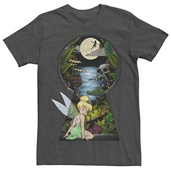 Disney's Peter Pan Tinkerbell Men's Keyhole Tee