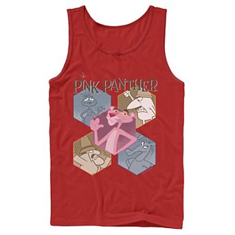 Men's Pink Panther Hexagonal Portraits Tank Top