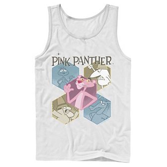 Men's Pink Panther Hexagonal Portraits Tank Top