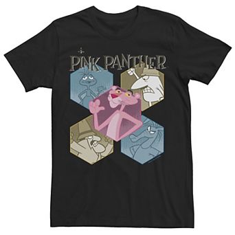 Men's Pink Panther Hexagonal Portraits Graphic Tee