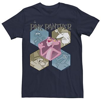 Men's Pink Panther Hexagonal Portraits Graphic Tee