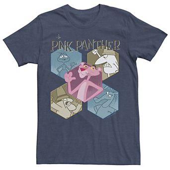 Men's Pink Panther Hexagonal Portraits Graphic Tee