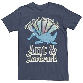 Men's Pink Panther Ant And Aardvark Try And Catch Me Graphic Tee