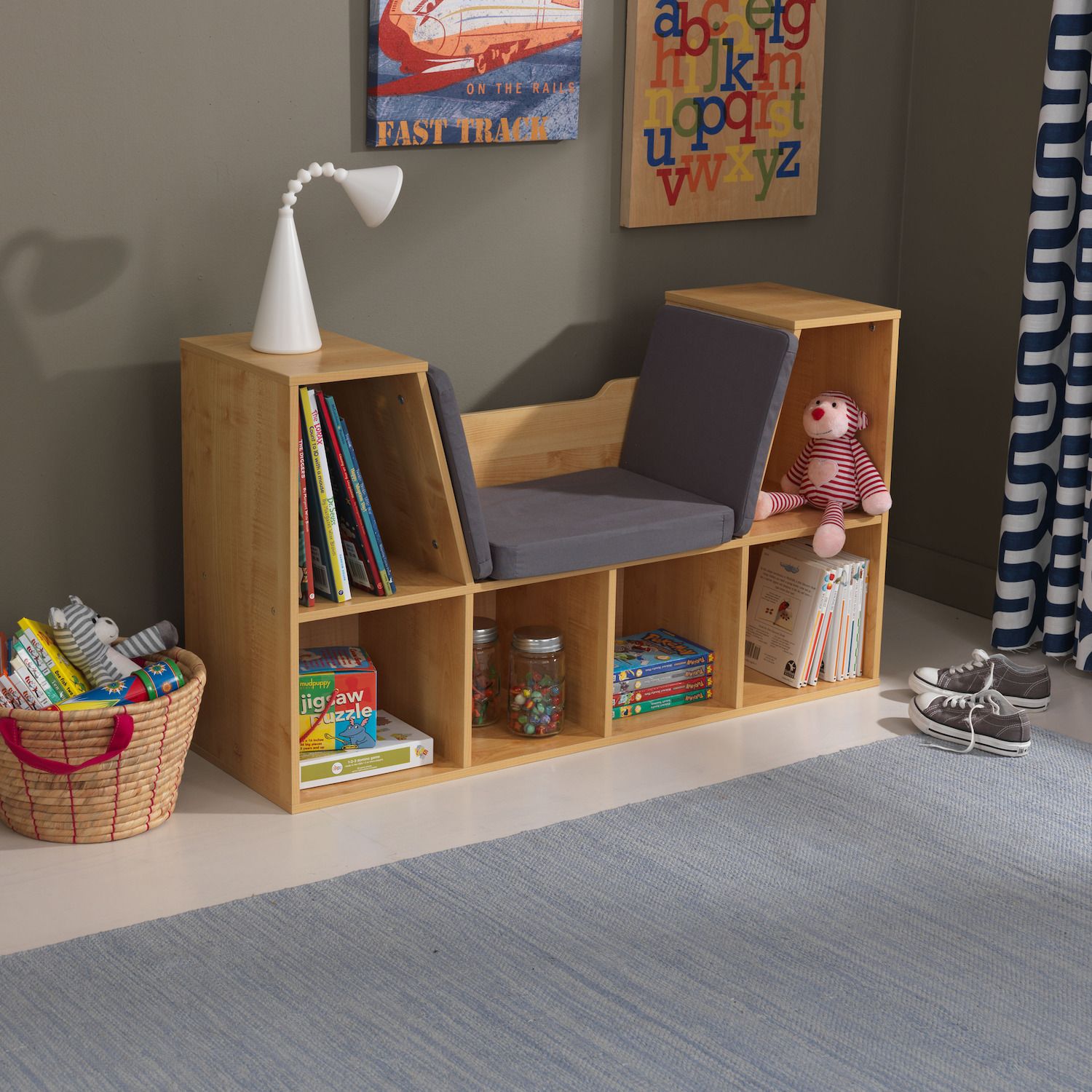 KidKraft Bookcase With Reading Nook   4198956 ALT4