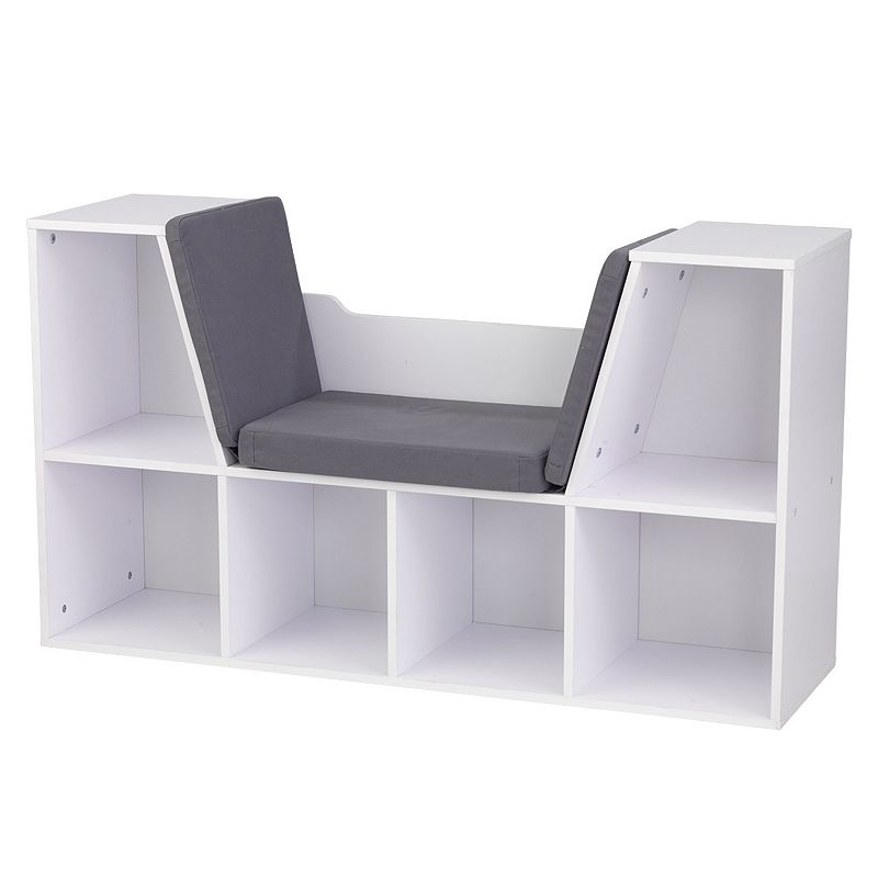KidKraft Bookcase with Reading Nook, White