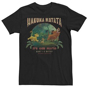 Men's Disney's The Lion King It's Our Motto Tee