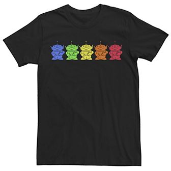 Disney / Pixar's Toy Story Men's Rainbow Aliens Tee