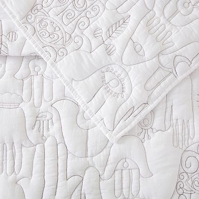 Jungalow Hamsa Quilt Set