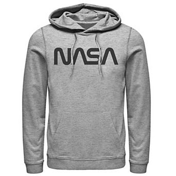 Men's NASA Simple Text Logo Graphic Hoodie