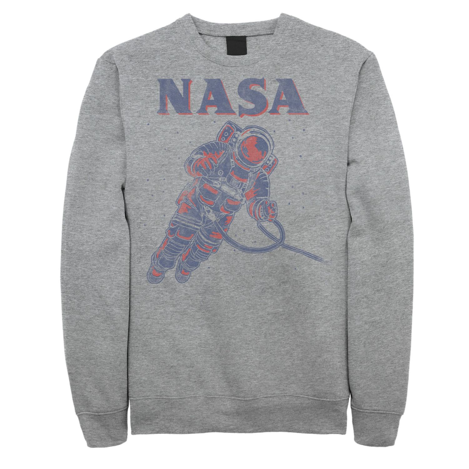 nasa graphic fleece hoodie