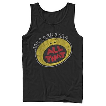 Men's Nickelodeon All That Classic Vintage Face Logo Title Graphic Tank Top