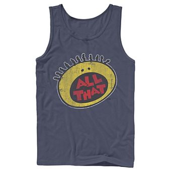 Men's Nickelodeon All That Classic Vintage Face Logo Title Graphic Tank Top