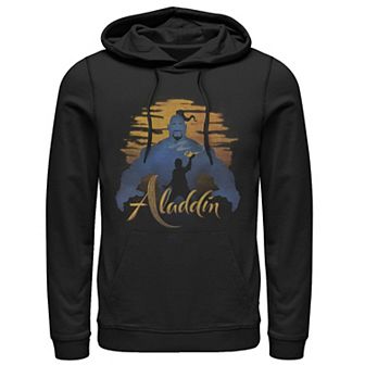 Men's Disney's Aladdin Live Action Genie & Aladdin Sunset Silhouette Hoodie