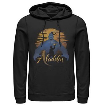 Men's Disney's Aladdin Live Action Genie & Aladdin Sunset Silhouette Hoodie