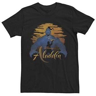 Disney's Aladdin Genie & Aladdin Men's Sunset Silhouette Tee