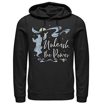Men's Disney's Aladdin Live Action Genie Unleash The Power Portrait Hoodie