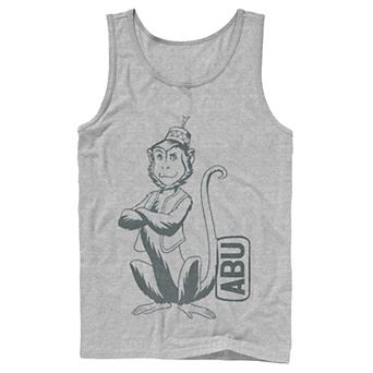 Men's Disney's Aladdin Live Action Abu Smirking Pose Tank Top