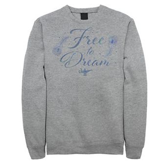Disney's Aladdin Men's Free To Dream Poster Sweatshirt
