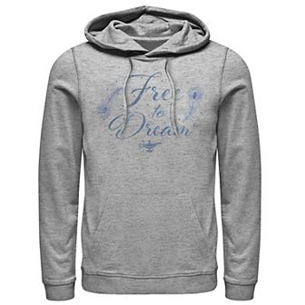 Men's Disney's Aladdin Live Action Free To Dream Poster Hoodie