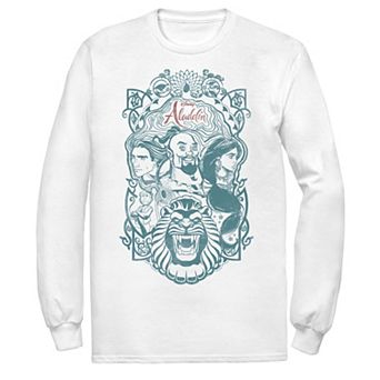 Disney's Aladdin Group Character Sketch Men's Tee