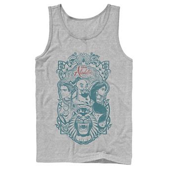 Men's Disney's Aladdin Live Action Group Character Sketch Tank Top