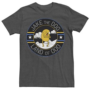 Men's Cartoon Network Adventure Time Jake The Dog Land Of Ooo Tee