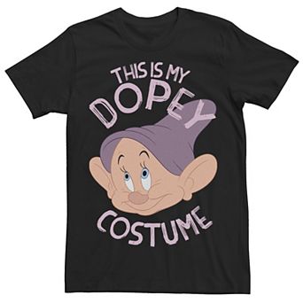 Disney's Snow White Men's This Is My Dopey Costume Halloween Tee
