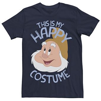 Disney's Snow White This Is My Happy Costume Halloween Men's Tee