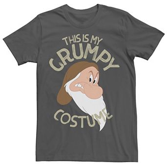 Men's Disney's Snow White and the Seven Dwarfs This Is My Grumpy Costume Halloween Tee