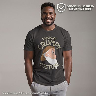 Men's Disney's Snow White and the Seven Dwarfs This Is My Grumpy Costume Halloween Tee