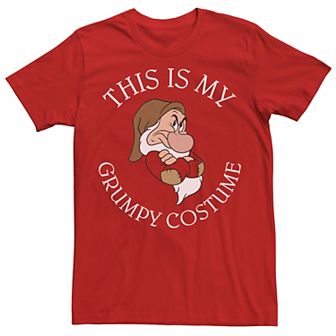 Men's Disney's Snow White and the Seven Dwarfs This Is My Grumpy Costume Halloween Tee